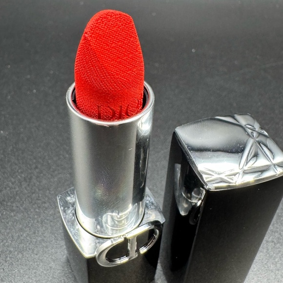 NWT Dior Rouge Lipstick 999 Shade Velvet- NO BOX - Picture 5 of 7